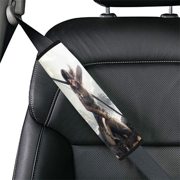 survive tomb raider lara croft Car seat belt cover - Grovycase