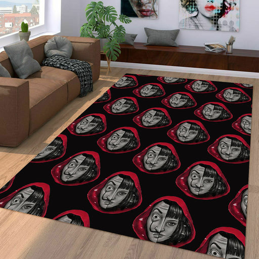 tokio bella ciao money heist Living room carpet rugs