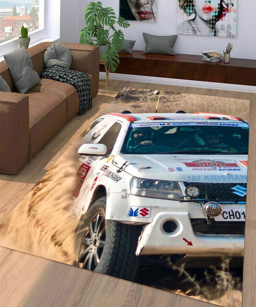 suzuki for car racing offrroad Living room carpet rugs