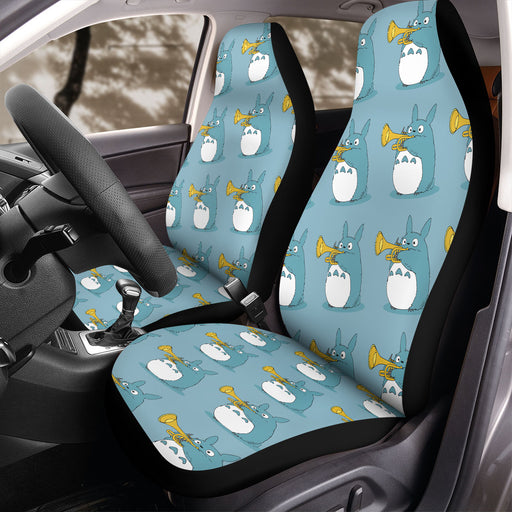 totoro playing trumpet ghibli Car Seat Covers