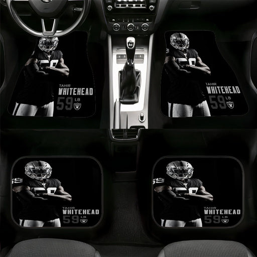 tahir whitehead raiders football Car floor mats Universal fit