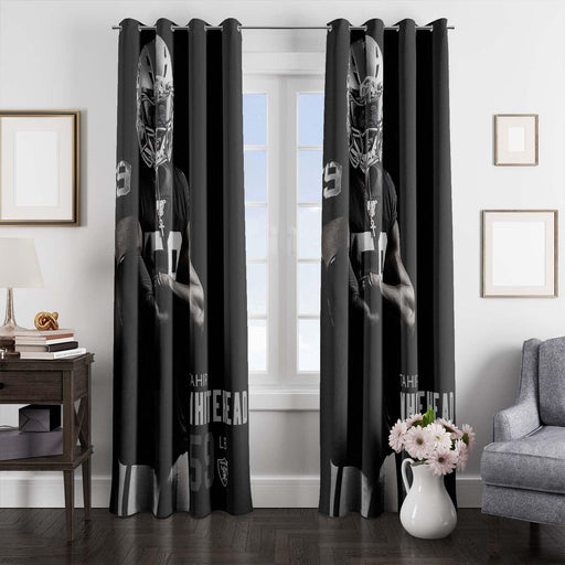 tahir whitehead raiders football window Curtain