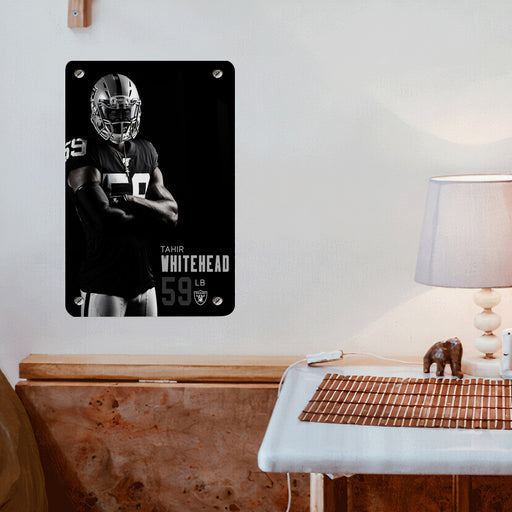 tahir whitehead raiders football Poster Metal print wall art