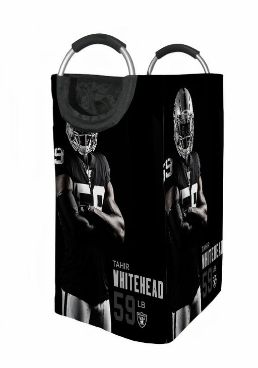 tahir whitehead raiders football Laundry Hamper | Laundry Basket