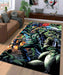 villains dc comics war Living room carpet rugs