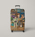 take a picture of toy story Luggage Covers | Suitcase