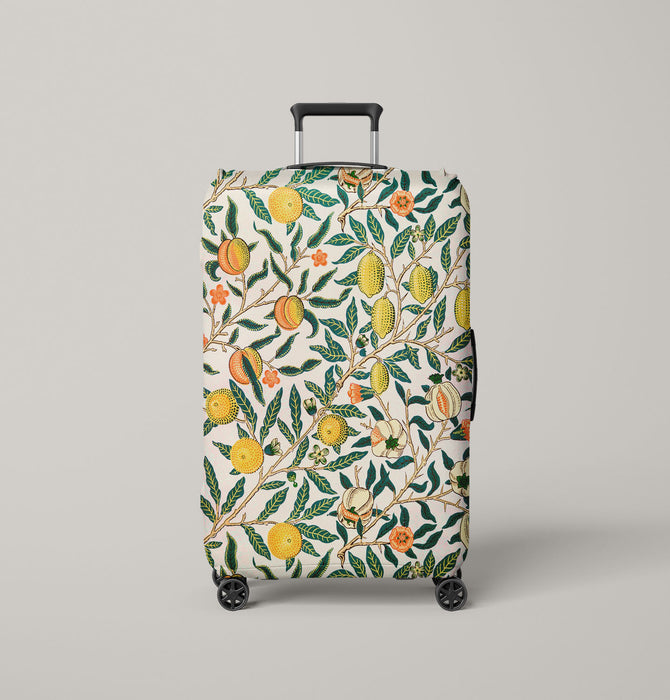 tree fruits floral pattern Luggage Cover | suitcase