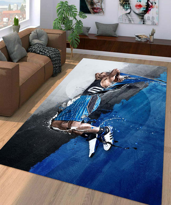 take a slam dunk nba Living room carpet rugs