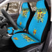 takin action for disney and pixar Car Seat Covers