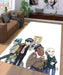 wanted gorillaz band Living room carpet rugs