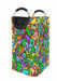 triadic color abstract 90s style Laundry Hamper | Laundry Basket