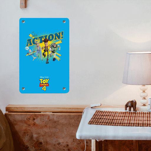 takin action for disney and pixar Poster Metal print wall art