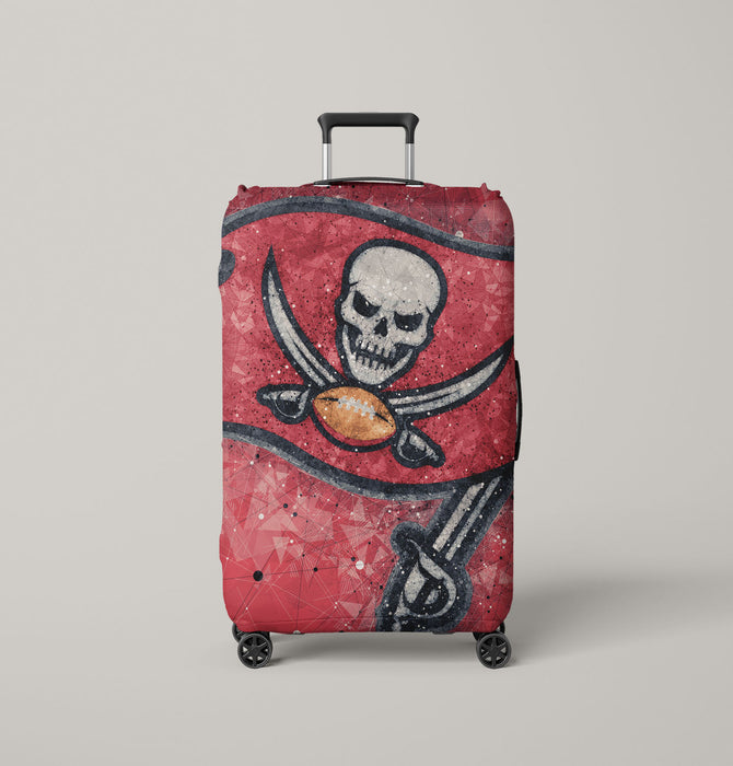 tampa bay buccaneers football club logo flag Luggage Covers | Suitcase