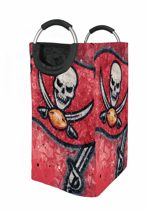 tampa bay buccaneers football club logo flag Laundry Hamper | Laundry Basket