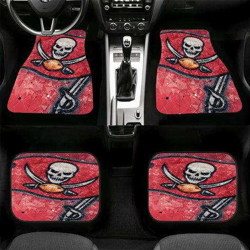 tampa bay buccaneers football club logo flag Car floor mats Universal fit