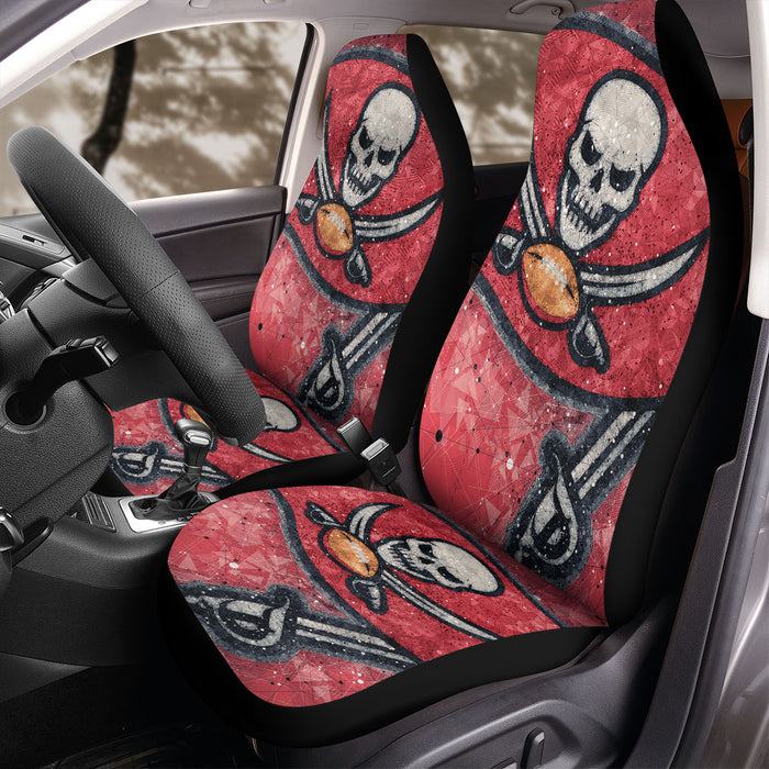 tampa bay buccaneers football club logo flag Car Seat Covers