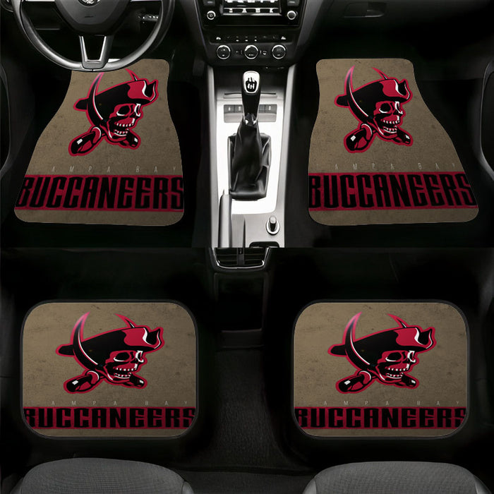 tampa bay buccaneers logo Car floor mats Universal fit