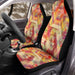 triangle abstract grainy Car Seat Covers