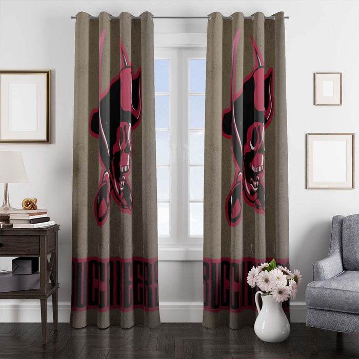 tampa bay buccaneers logo window Curtain