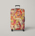 triangle abstract grainy Luggage Cover | suitcase