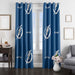 tampa bay lighning pattern window Curtain