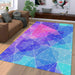 triangle geometry line pattern Living room carpet rugs