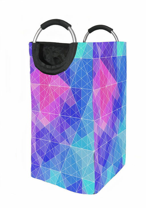 triangle geometry line pattern Laundry Hamper | Laundry Basket