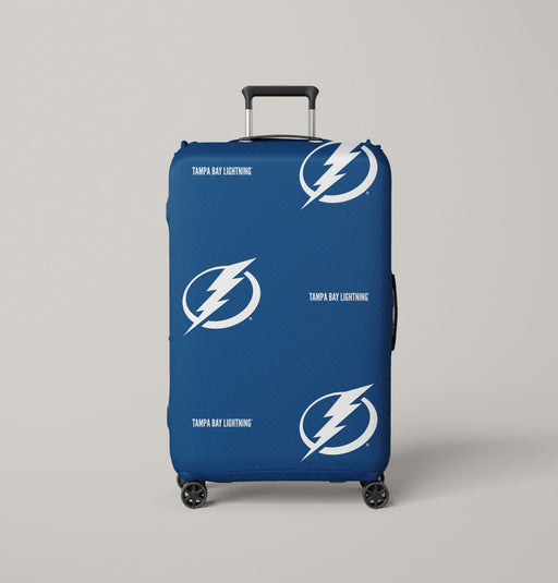 tampa bay lighning pattern Luggage Covers | Suitcase