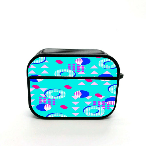 triangle square and circle abstract airpods case