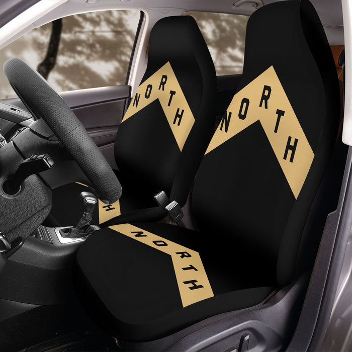 up sign north nba Car Seat Covers