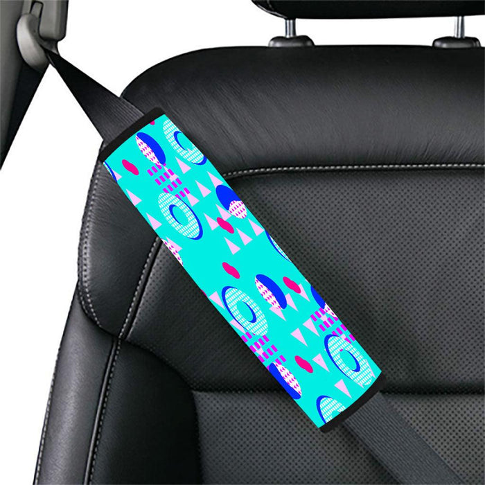 triangle square and circle abstract Car seat belt cover