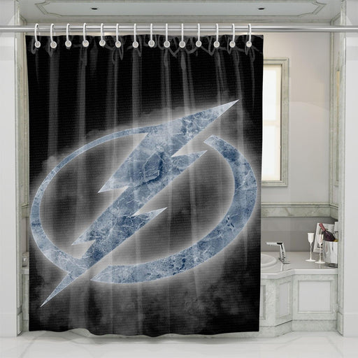 tampa bay lightning nhl team shower curtains