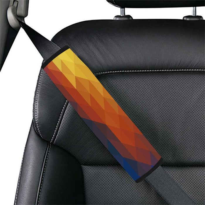 triangle world yellow to blue Car seat belt cover