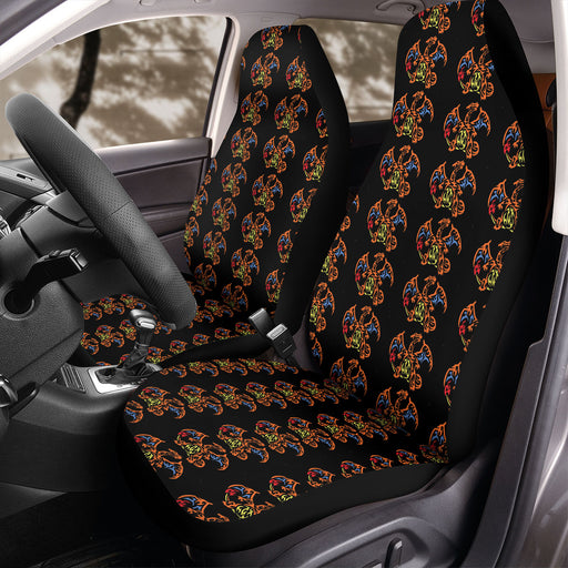 tribal charizard pokemon Car Seat Covers