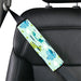 triceratops dinosaur blue pattern Car seat belt cover