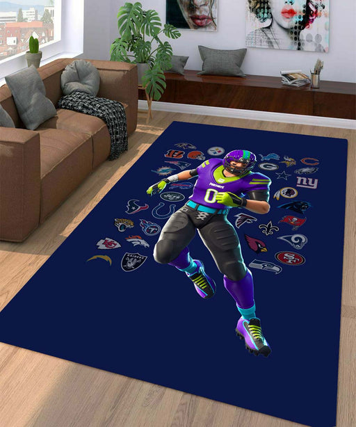 team of football nfl america Living room carpet rugs