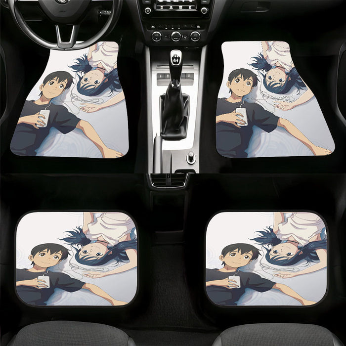 tenki no ko be as one anime Car floor mats Universal fit