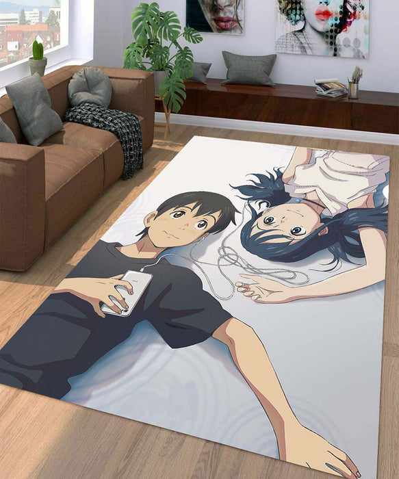 tenki no ko be as one anime Living room carpet rugs