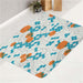 tron legacy hexagon futuristic bath rugs