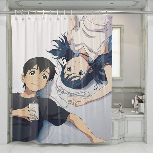 tenki no ko be as one anime shower curtains