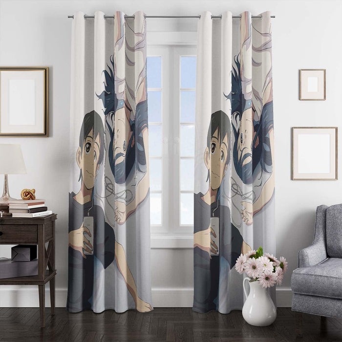 tenki no ko be as one anime window Curtain