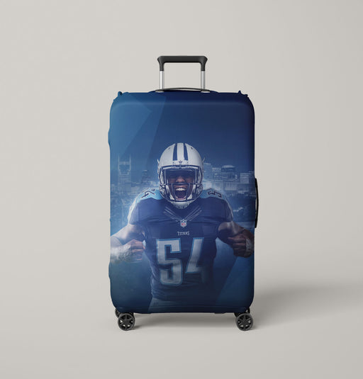 tennessee titans player angry nfl Luggage Covers | Suitcase