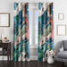 water color spirited away window curtains