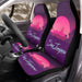 vaporwave san junipero Car Seat Covers