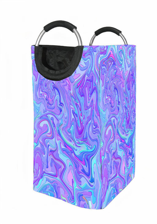 turbulence purple blue liquid Laundry Hamper | Laundry Basket