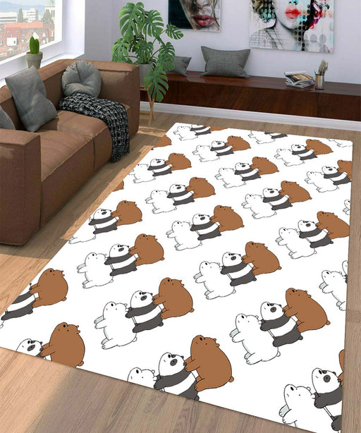 we bare bears cutest Living room carpet rugs