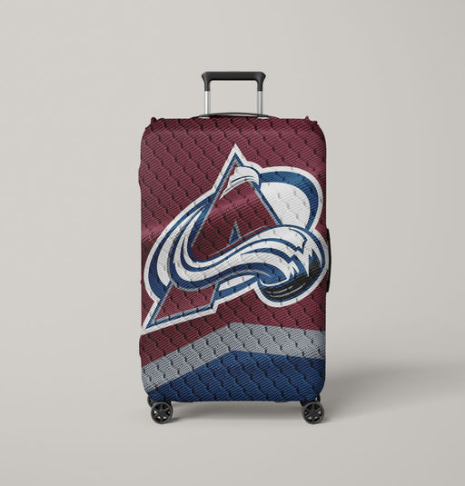 texture colorado avalanche Luggage Covers | Suitcase