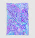 turbulence purple blue liquid Ultra soft fleece blanket