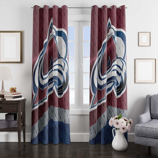 texture colorado avalanche window Curtain