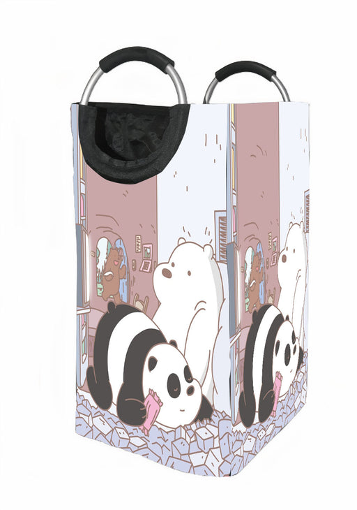 we bare bears illustration Laundry Hamper | Laundry Basket